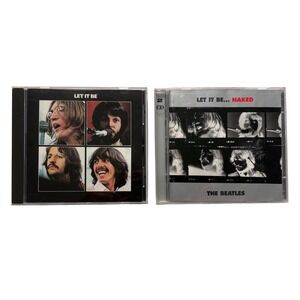 The Beatles Let It Be & Let It Be Naked 2-CD Set Bundle Remastered Rock Music